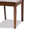 Baxton Studio Ramiro Modern and Contemporary Grey Fabric and Walnut Brown Finished Wood 2-Piece Dining Chair Set 176-11373-Zoro - alternate 6